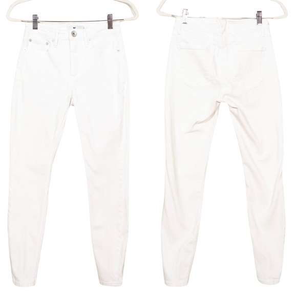 VINEYARD VINES White Jamie High Rise Skinny Jeans Stretch Women's 25 - Picture 1 of 3